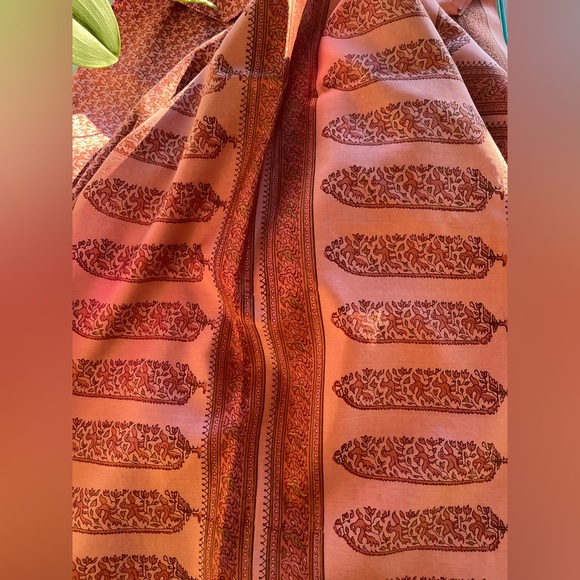 Sophisticated FabIndia style Sari 100% Silk Saree Forest 🌳 green black thread wk - Picture 14 of 14